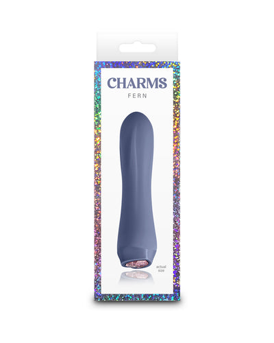 Vibrador Charms Fern Gray NS Novelties Estimulador Compacto Gris
