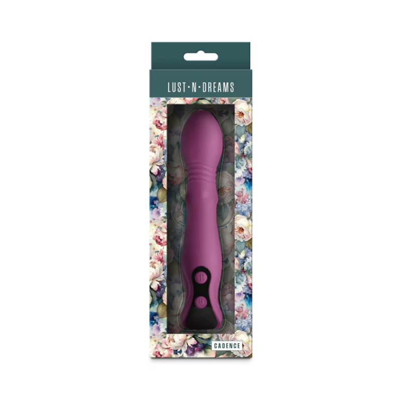Cadence Thrusting Vibrador con Empuje y Anillo Deslizante Lust-n-Dreams - NS Novelties | La Juguetería de Adultos