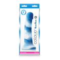 Consolador Realista Pleasures YUM YUM 18 CM – Azul