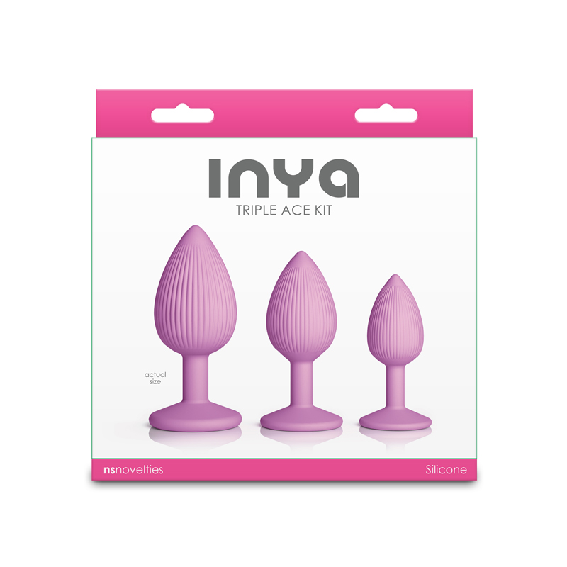 Kit de 3 plugs Triple Ace – Inya - NS Novelties | La Juguetería de Adultos