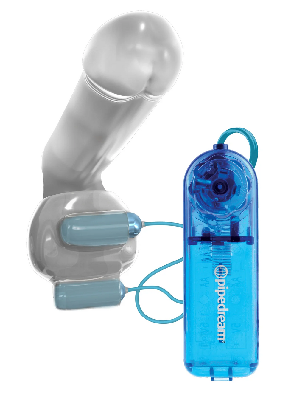 Estimulador Testículos Dual Classix Azul/Transparente - Pipedream - Imagen 2 | La Juguetería de Adultos