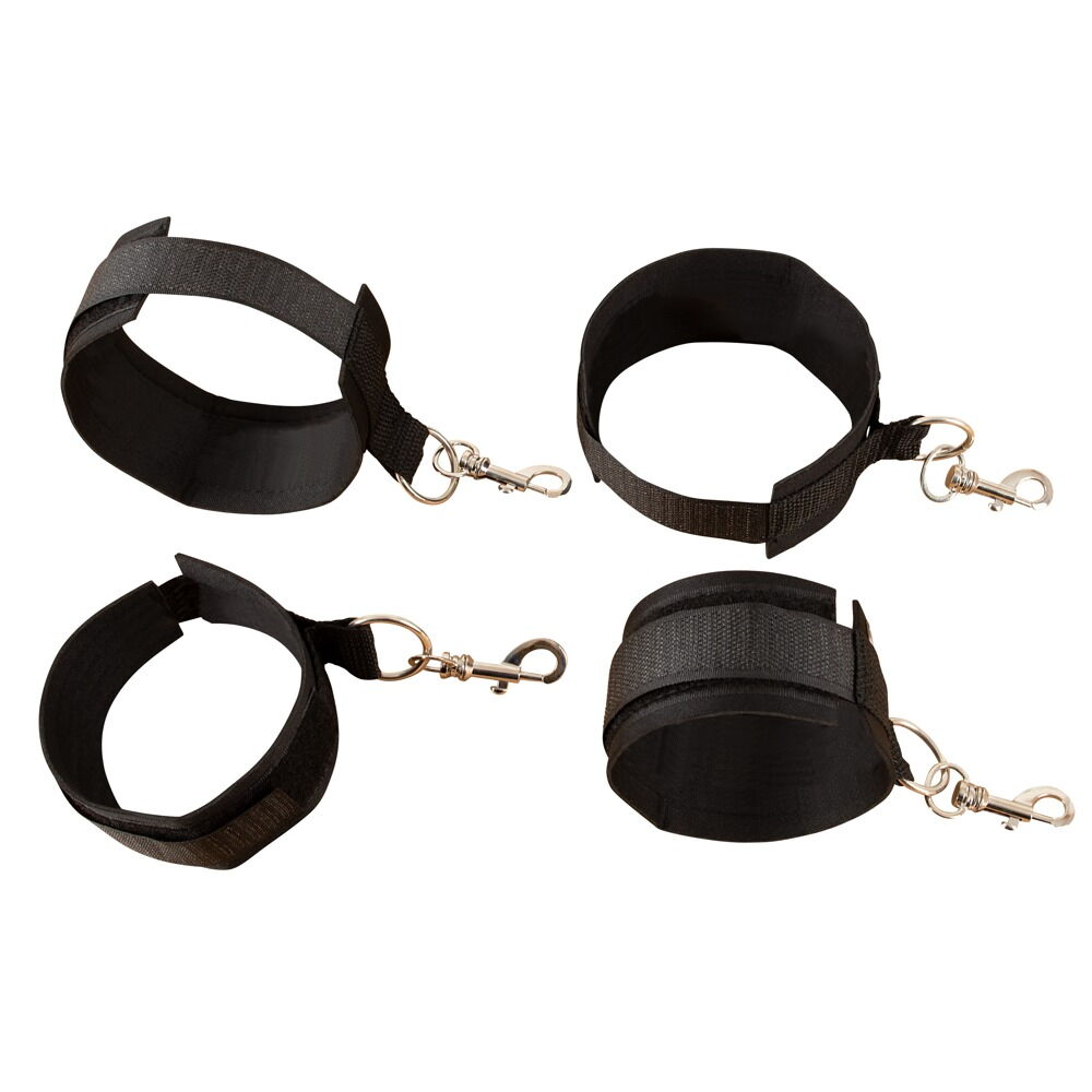Fetish Fantasy Series BED Bindings Restraint KIT – Black