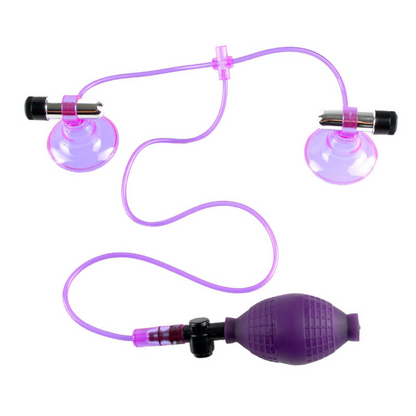 Pinzas Vibradoras Pezones Super Suck-Hers Morado/Plata Pipedream - Pipedream - Imagen 3 | La Juguetería de Adultos
