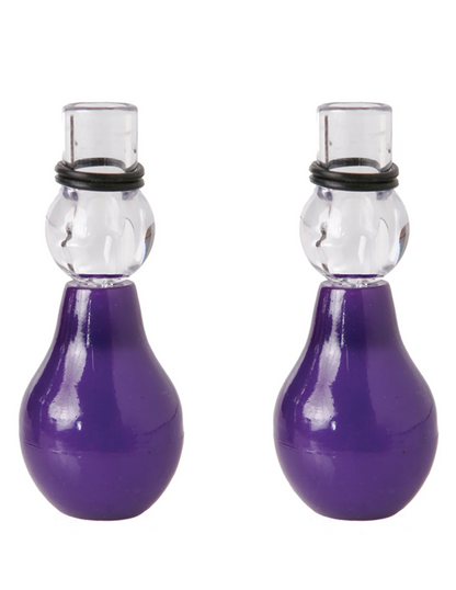 Set Erector para Pezones Morado/Transparente Pipedream - Pipedream - Imagen 2 | La Juguetería de Adultos