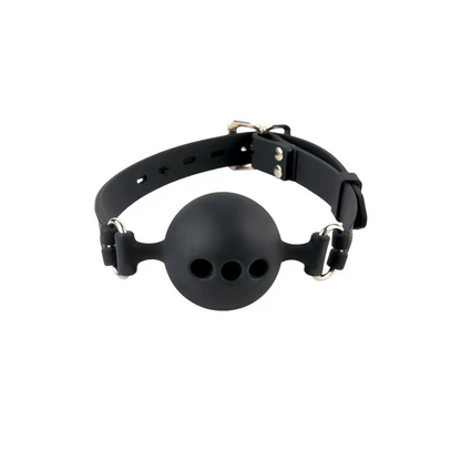 Fetish Fantasy Extreme Silicone Breathable Ball GAG Small – Black