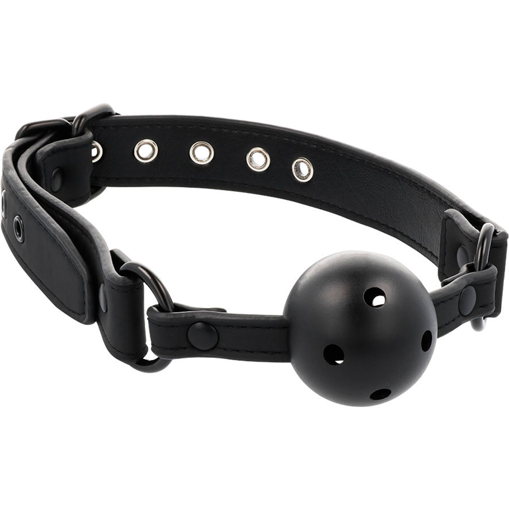 Fetish Fantasy Extreme Silicone Breathable Ball GAG Small – Black