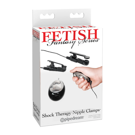 Pinzas Shock Therapy para Pezones Pipedream Estimulación Eléctrica