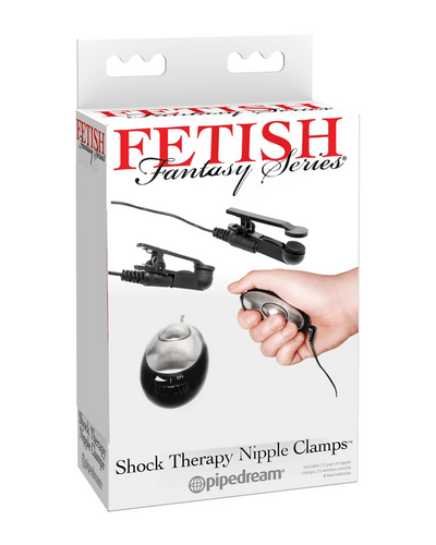 Pinzas Shock Therapy para Pezones Pipedream Estimulación Eléctrica