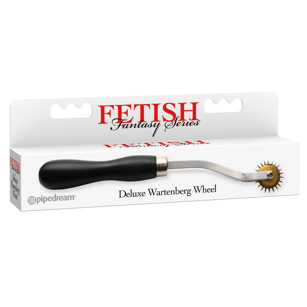 Fetish Fantasy Series Deluxe Wartenberg Wheel – Black/silver/gold