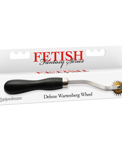 Fetish Fantasy Series Deluxe Wartenberg Wheel – Black/silver/gold