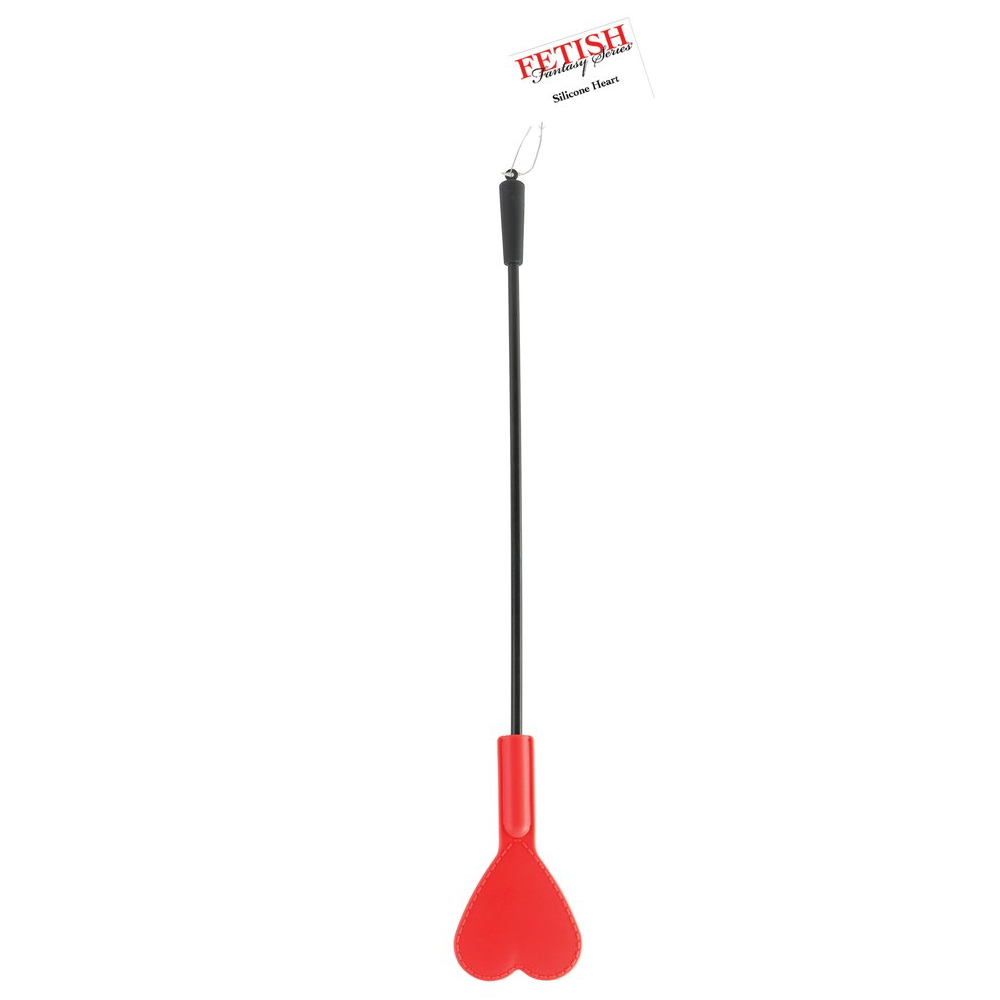 Fetish Fantasy Series Silicone Heart Flapper – RED/BLACK