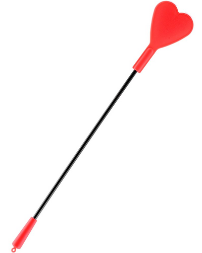 Fetish Fantasy Series Silicone Heart Flapper – RED/BLACK
