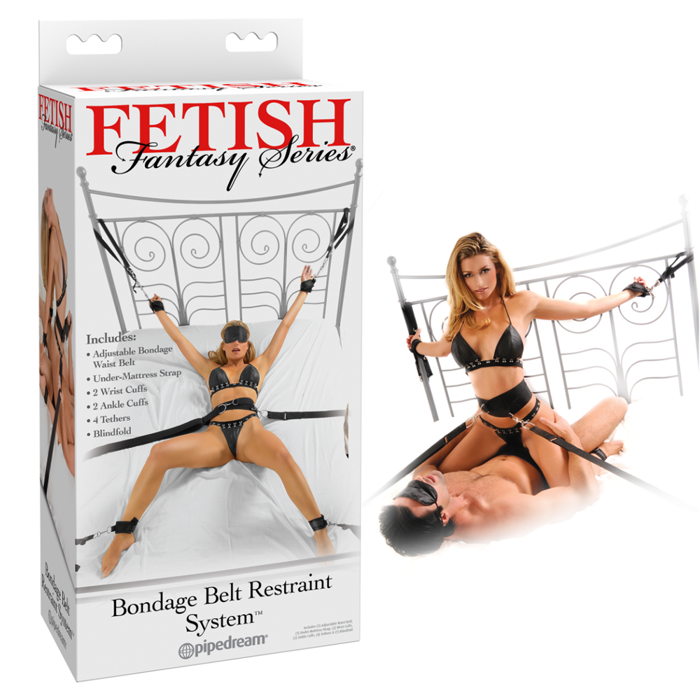 Fetish Fantasy Series Bondage Belt Restraint System – Black