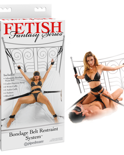 Fetish Fantasy Series Bondage Belt Restraint System – Black