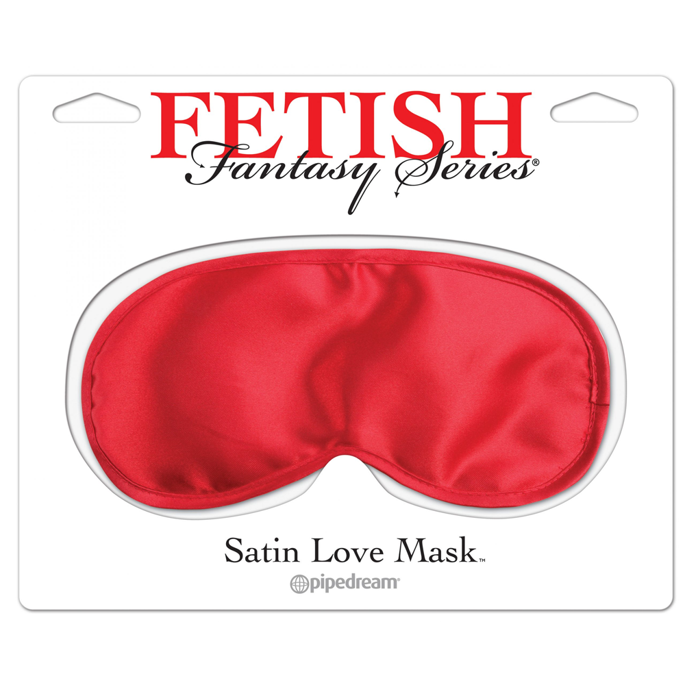 Antifaz Satin Love Rojo Pipedream – Privación Visual Sensual