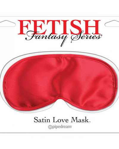 Antifaz Satin Love Rojo Pipedream – Privación Visual Sensual