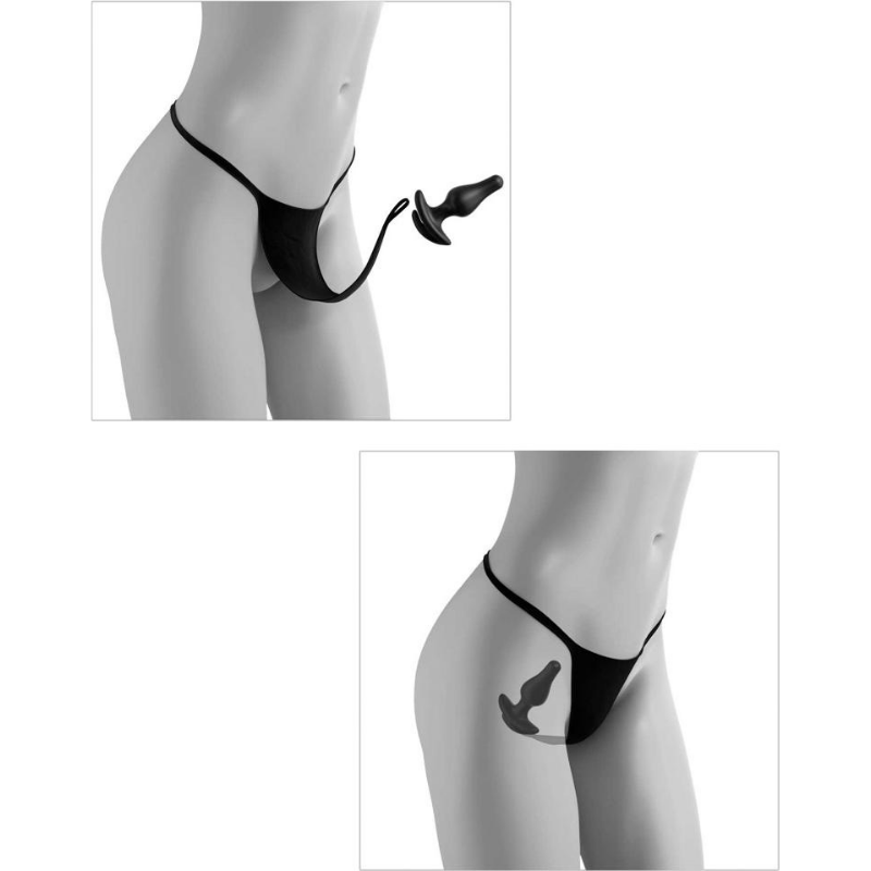 Hookup Panties Remote Bowtie Bikini – Fits Size XL-XXL