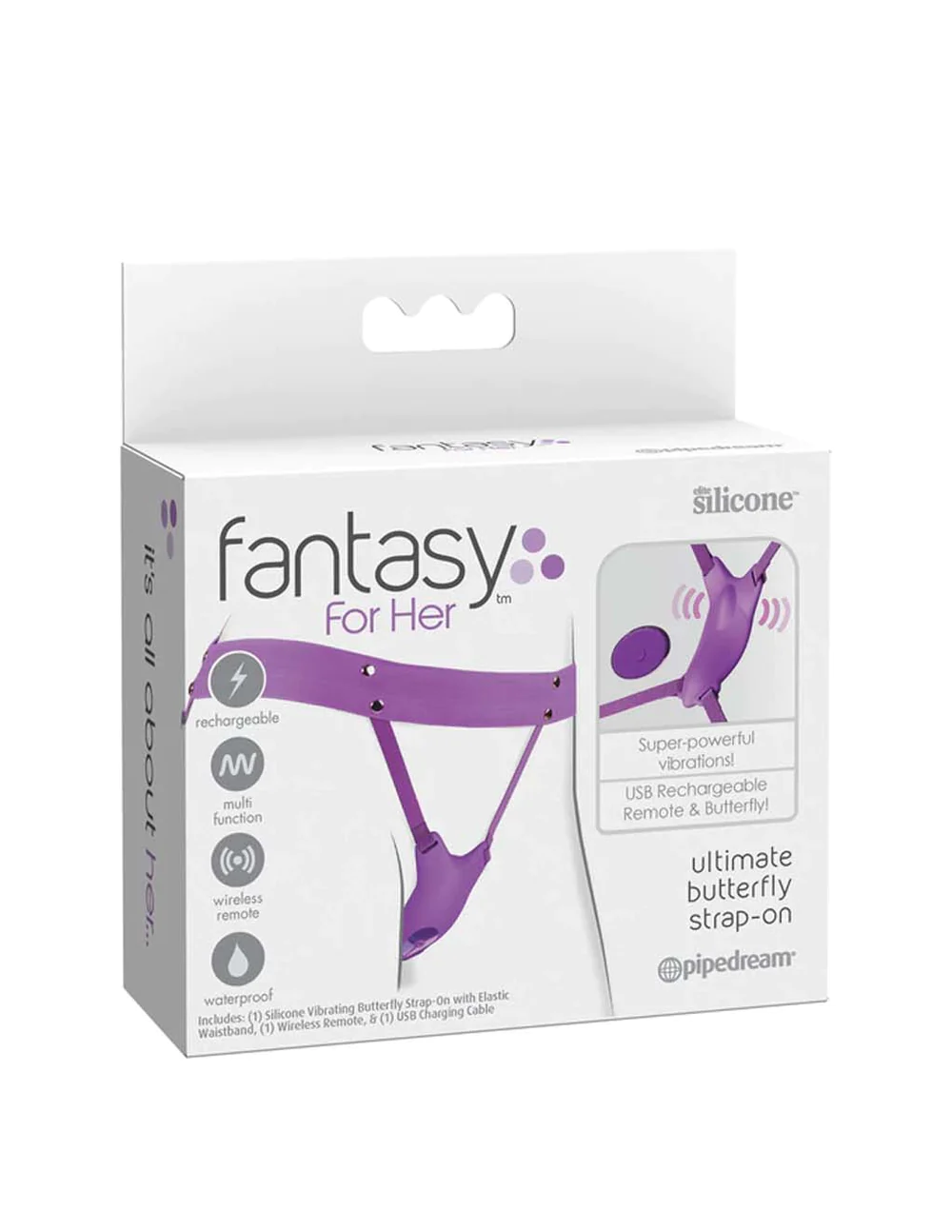 Panty Vibrador Fantasy FOR HER – Ultimate Butterfly Strap-on