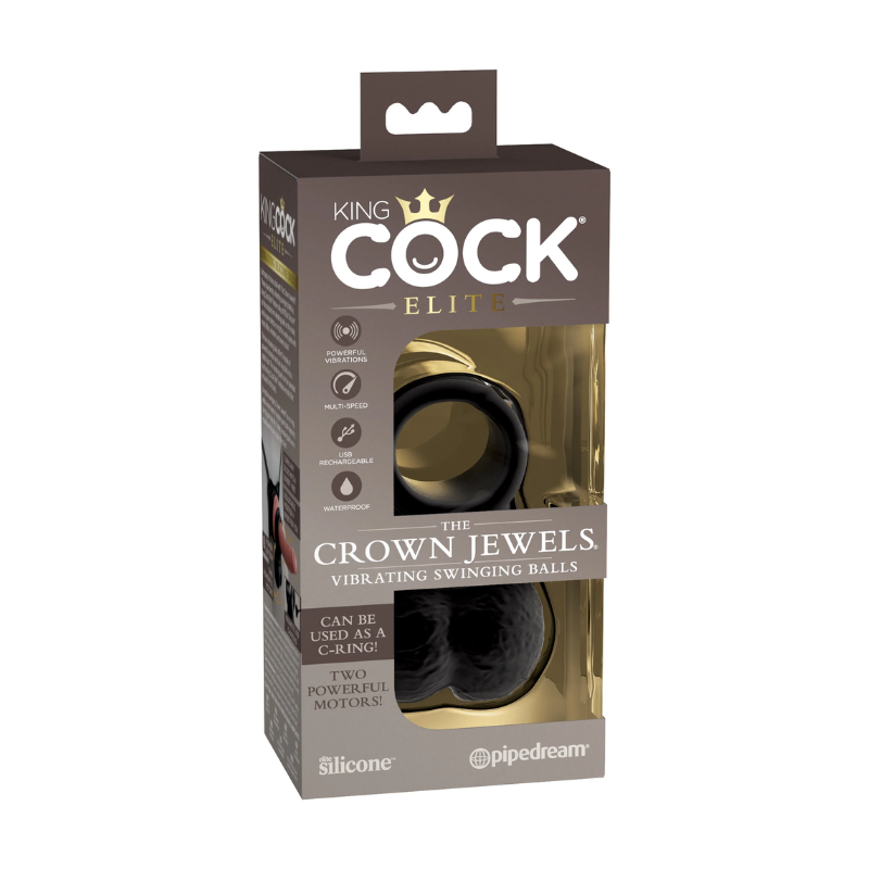 King Cock Elite Crown Jewels® – Vibrating Silicone Balls