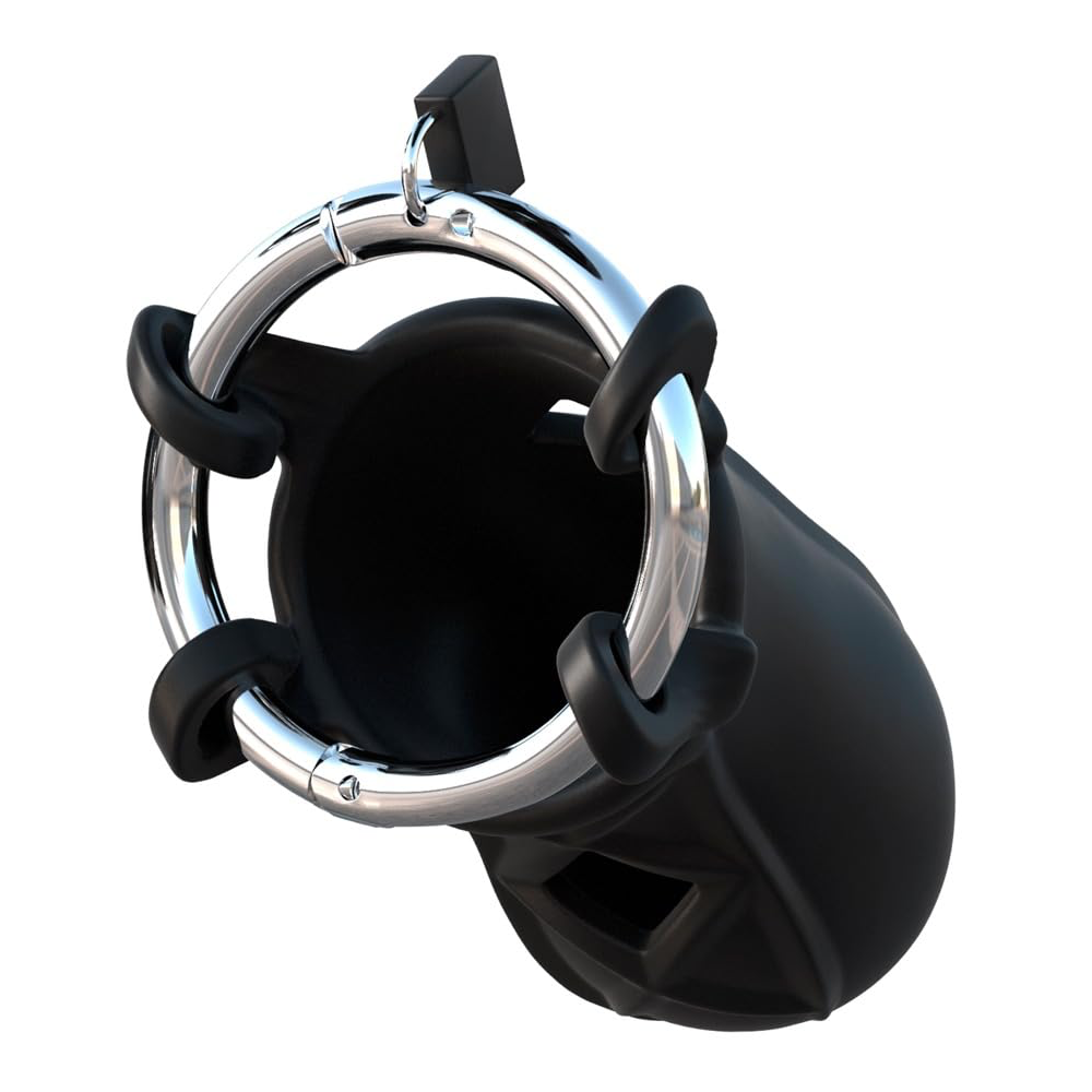 Fantasy C-ringz Hardcore Silicone Cock Blocker – Black