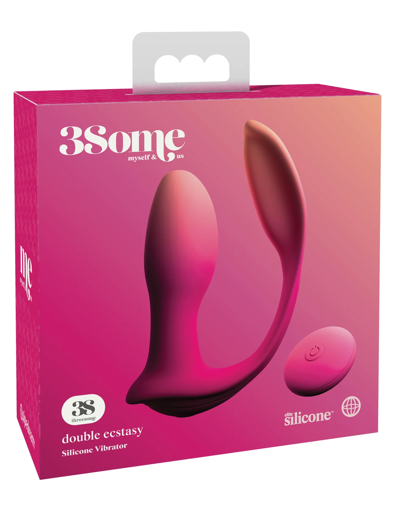 Vibrador Double Ecstasy Pipedream Rosa – Doble Estimulación - Pipedream | La Juguetería de Adultos