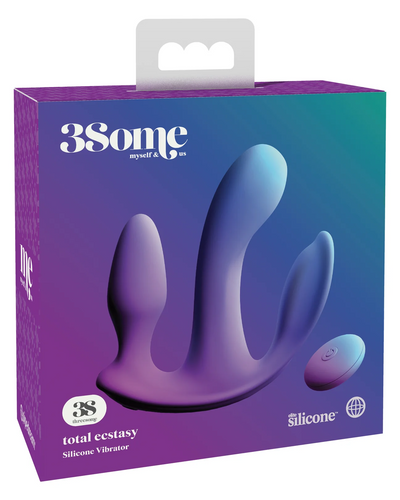 Vibrador Total Ecstasy Pipedream Morado – Triple Estimulación