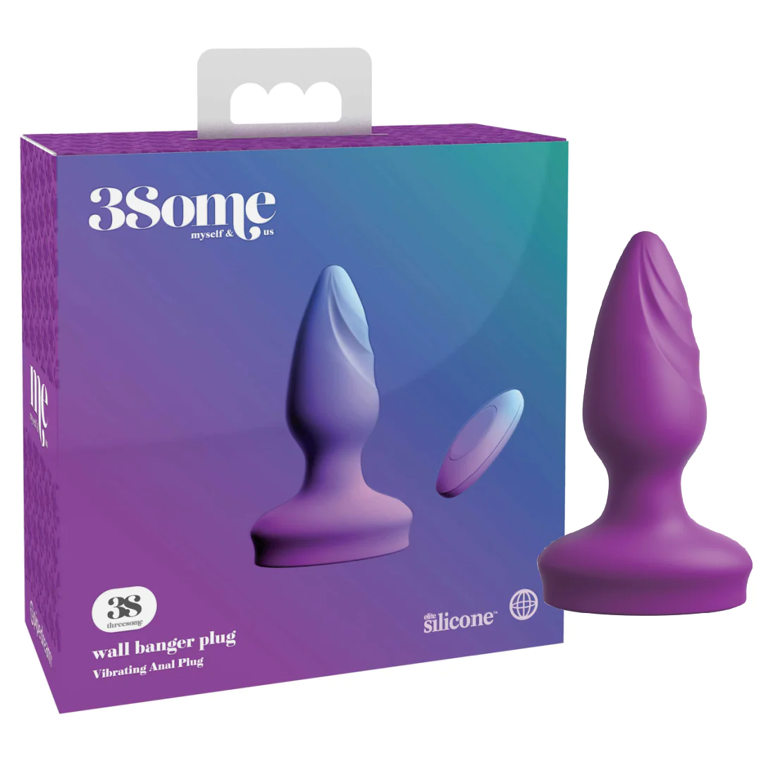 Plug Anal Wall Banger Pipedream Morado con Ventosa - Pipedream | La Juguetería de Adultos