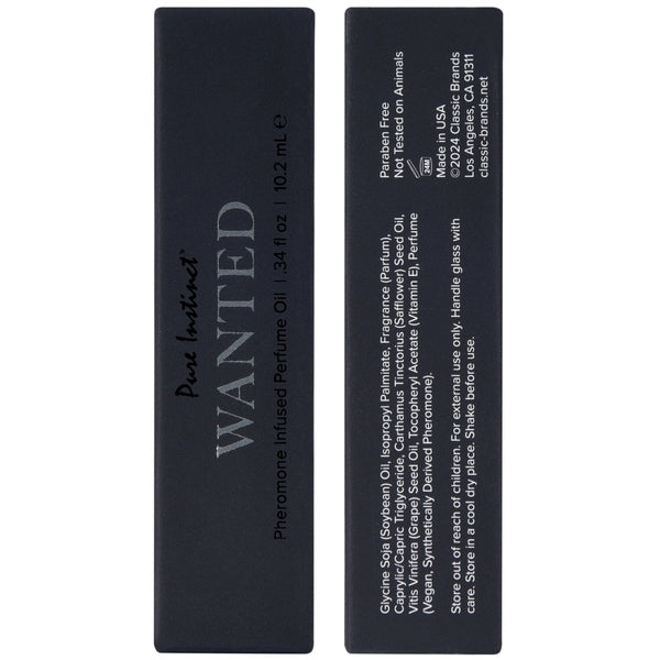 Aceite Esencial Wanted Pure Instinct Hombre 10.2 ml