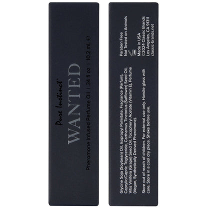 Aceite Esencial Wanted Pure Instinct Hombre 10.2 ml