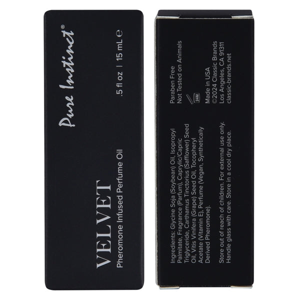 Aceite con Feromonas Pure Instinct Velvet 15 ml Unisex