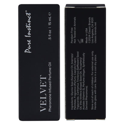 Aceite con Feromonas Pure Instinct Velvet 15 ml Unisex