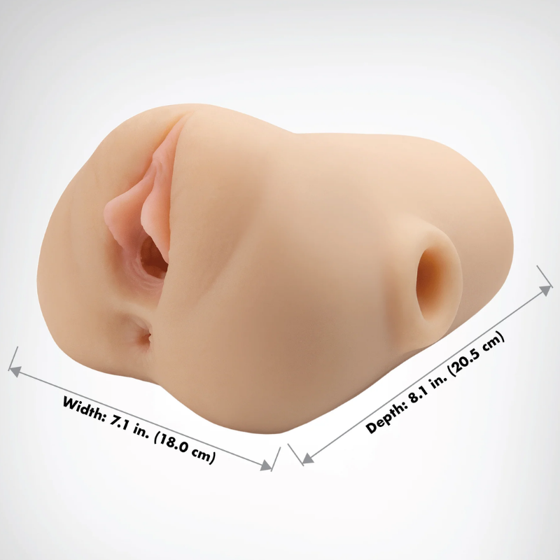 Masturbador Masculino PDX Plus Pussy Pounder Squeeze Stroker – Claro