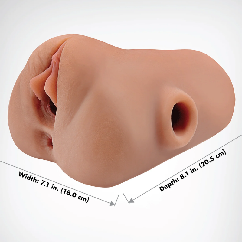 Masturbador Squeeze Pussy Pounder – Tono Café | Pipedream PDX Plus