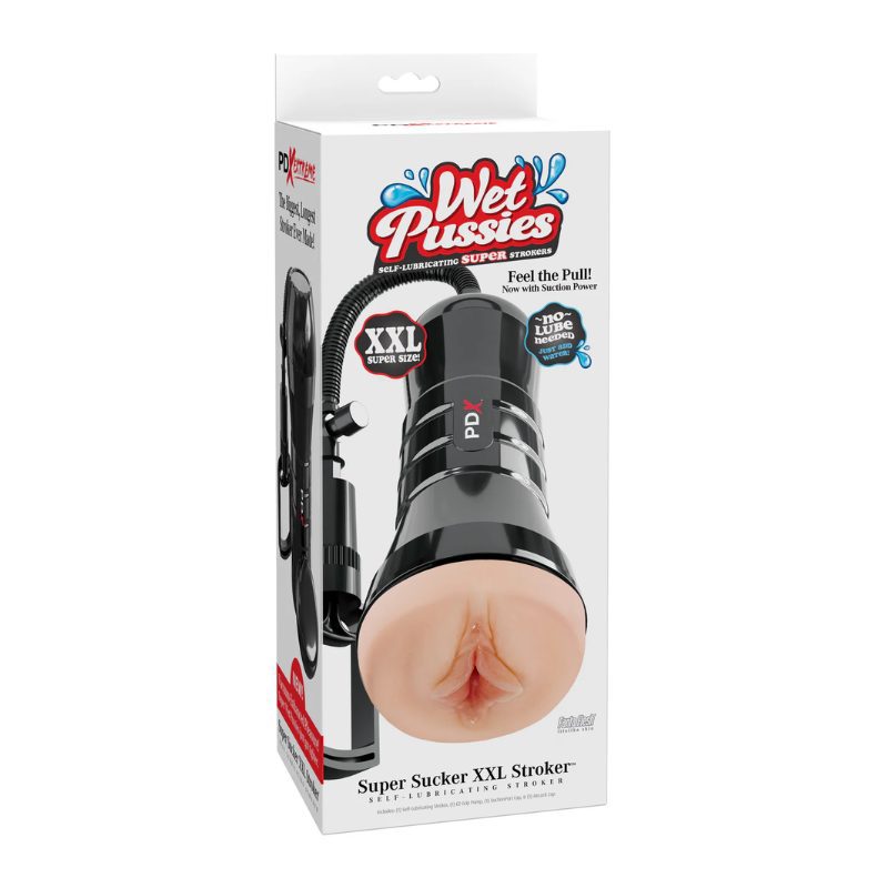 Masturbador Super Sucker XXL PDX Extreme Claro - Pipedream | La Juguetería de Adultos
