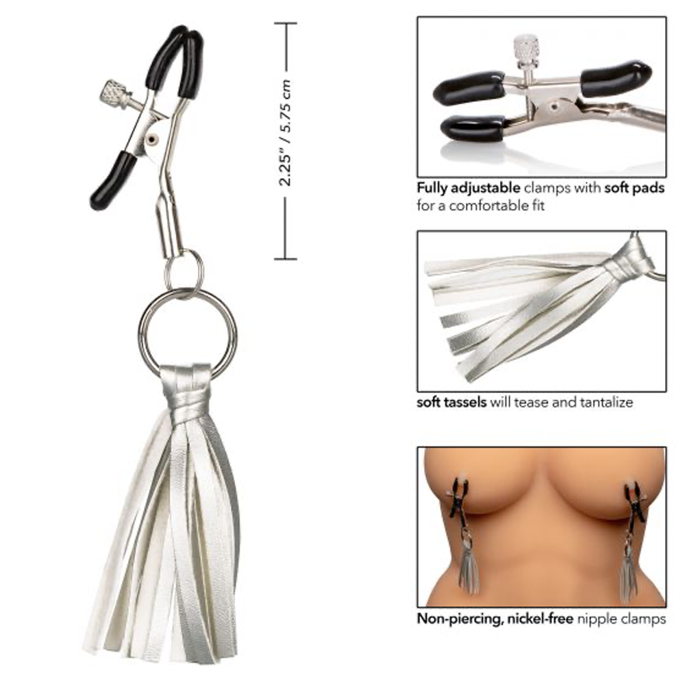 Pinzas para Pezones Nipple Play® Playful Tassels – Silver