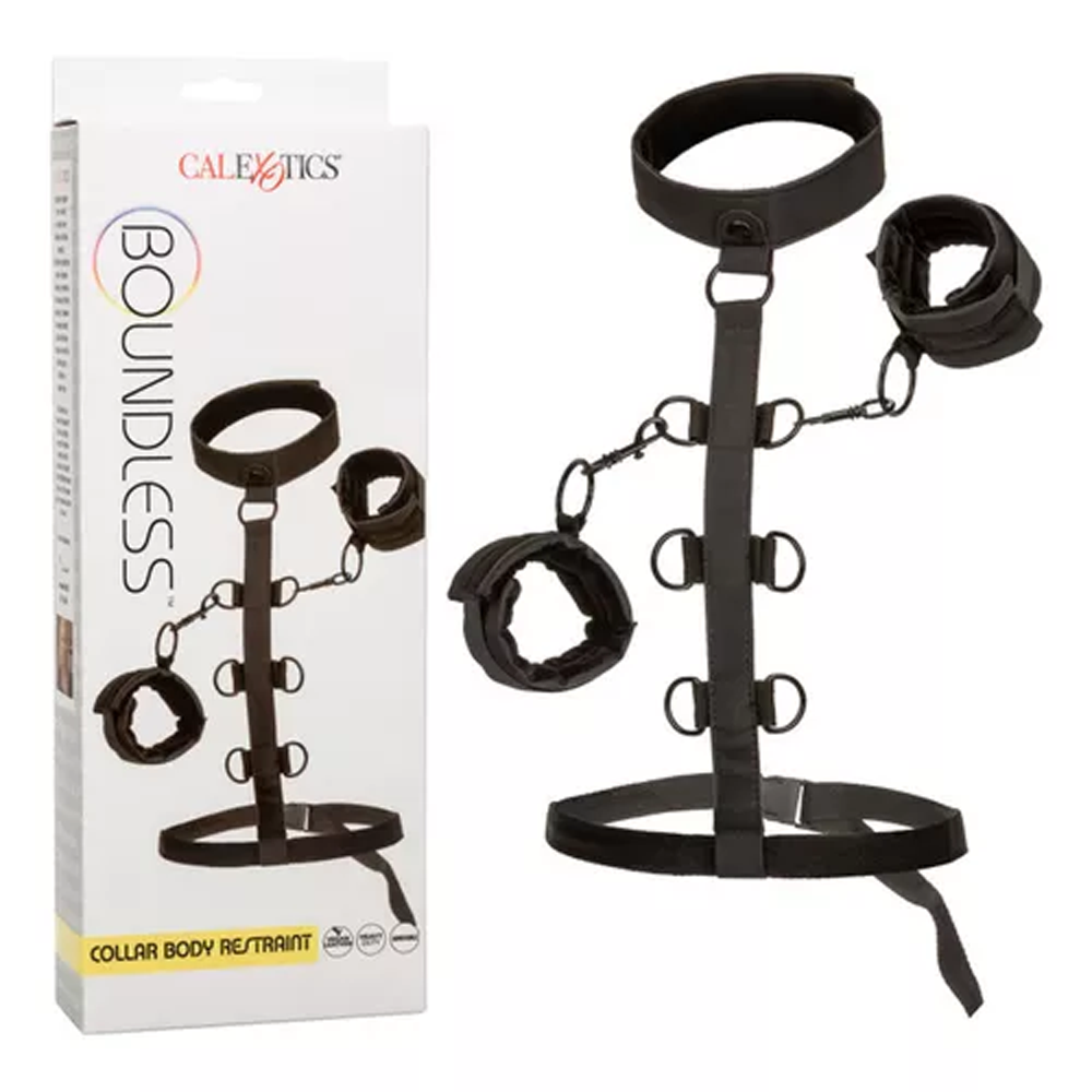 Collar con Restricción Corporal BDSM Boundless CalExotics - CalExotics | La Juguetería de Adultos