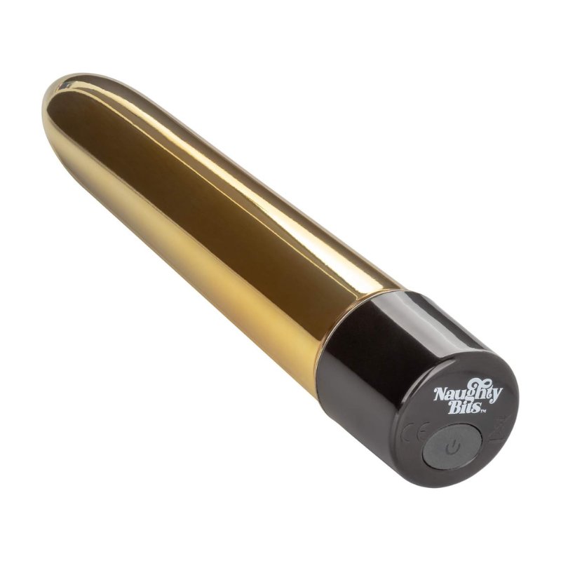 Naughty Bits® Gold Dicker™ Personal Vibrator