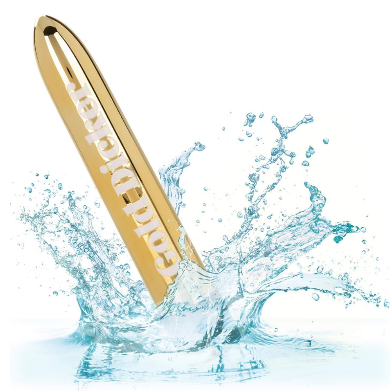 Naughty Bits® Gold Dicker™ Personal Vibrator