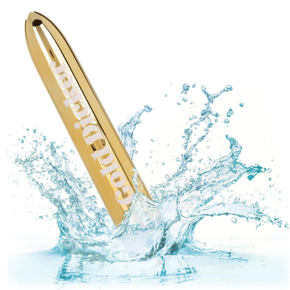 Naughty Bits® Gold Dicker™ Personal Vibrator