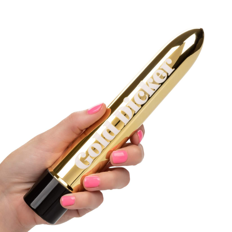 Naughty Bits® Gold Dicker™ Personal Vibrator