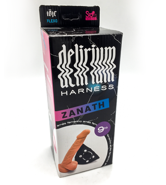 Arnés con Dildo Delirium Loje Flexo Zanath 23 cm