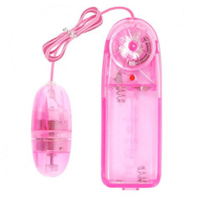 Bala Vibradora Rosa Transparente