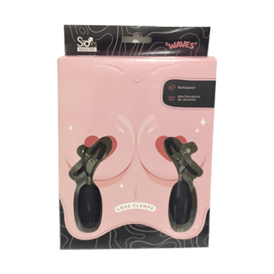Pinzas Pezoneras con Vibración Love Clamps - SToys Novelties - Imagen 4 | La Juguetería de Adultos