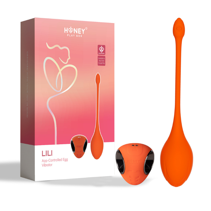 Huevo Vibrador con App Lili Orange - Honey Play Box | La Juguetería de Adultos
