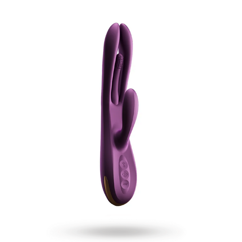 Vibrador Terri Purple con Tapping Rabbit Multiorgásmico - Honey Play Box - Imagen 3 | La Juguetería de Adultos