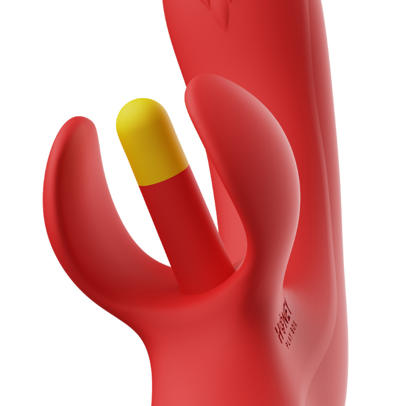 Vibrador Fortexa Red con Tapping Finger Multiorgásmico - Honey Play Box - Imagen 2 | La Juguetería de Adultos