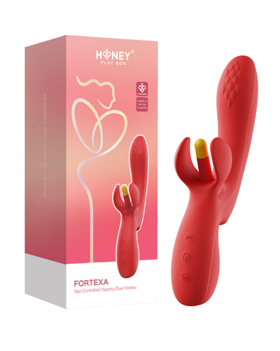 Vibrador Fortexa Red con Tapping Finger Multiorgásmico