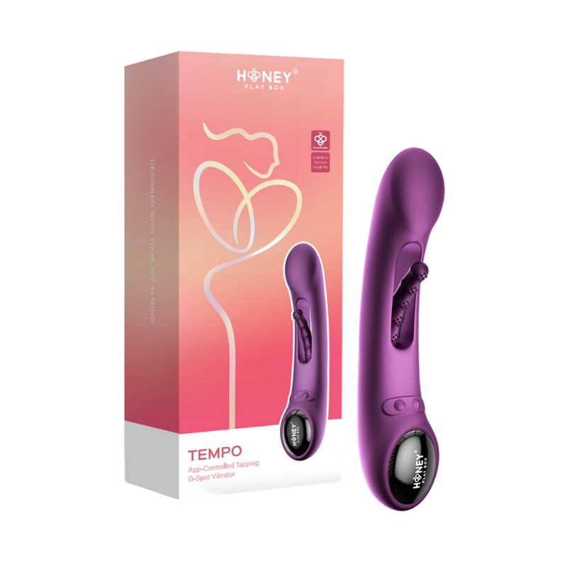 Vibrador Tapping G-Spot con App Tempo Purple - Honey Play Box | La Juguetería de Adultos