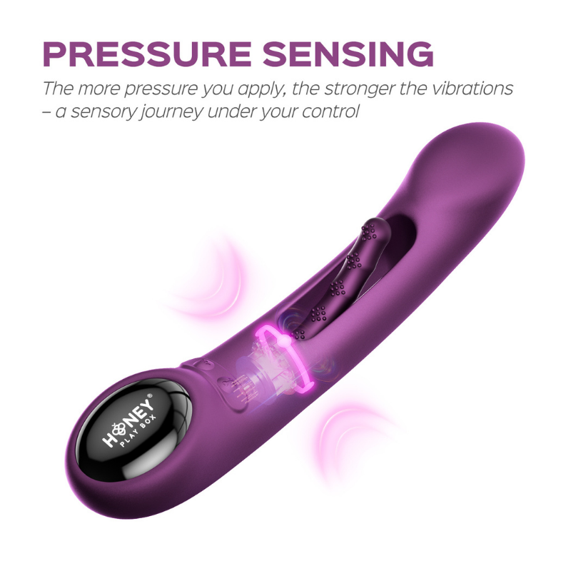 Vibrador Tapping G-Spot con App Tempo Purple - Honey Play Box - Imagen 4 | La Juguetería de Adultos