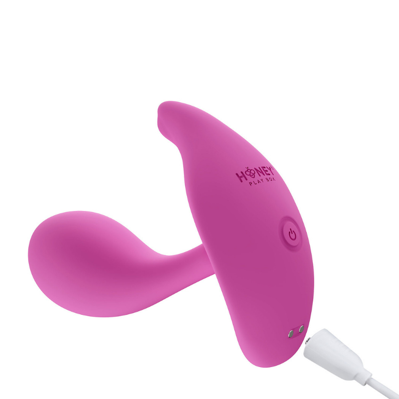 Vibrador Portátil Oly 2 Pale Pink con App - Honey Play Box - Imagen 4 | La Juguetería de Adultos
